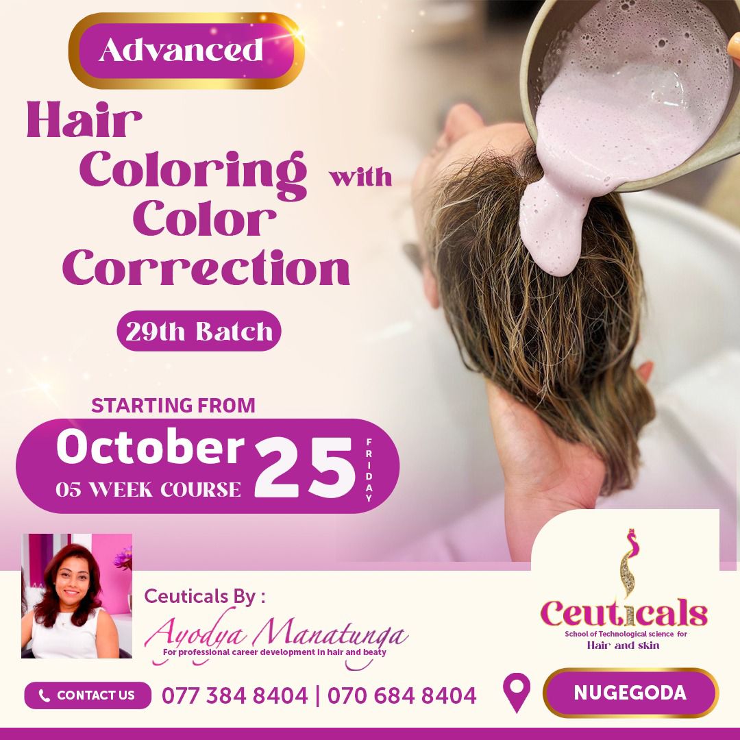How to Become a Hair Colorist - Ayodya manatunga